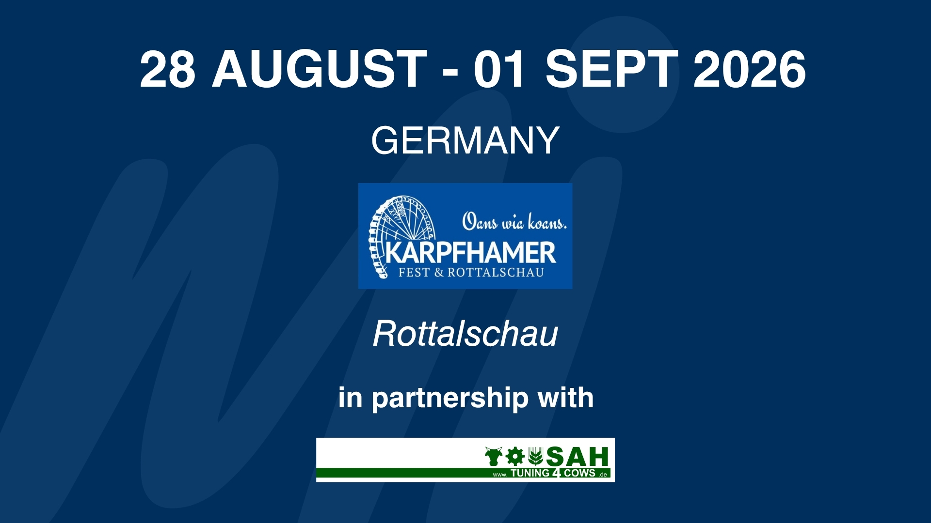 Besucht uns auf den Rottalschau!